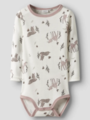 Name It Willitus Wool Long Sleeve Body SnowWhite