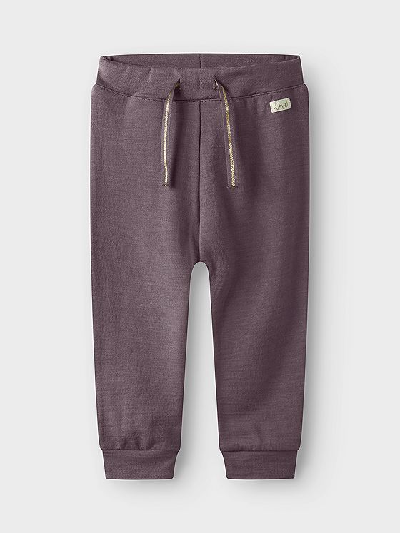 Name It Wesso Wool Swe Pant Sparrow