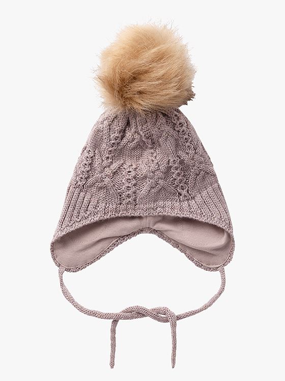 Name It Wrilla Wool Knit Hat Purple Dove