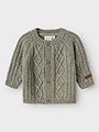 Name It Wrilla Wool Long Sleeve Knit Cardigan Dried Sage