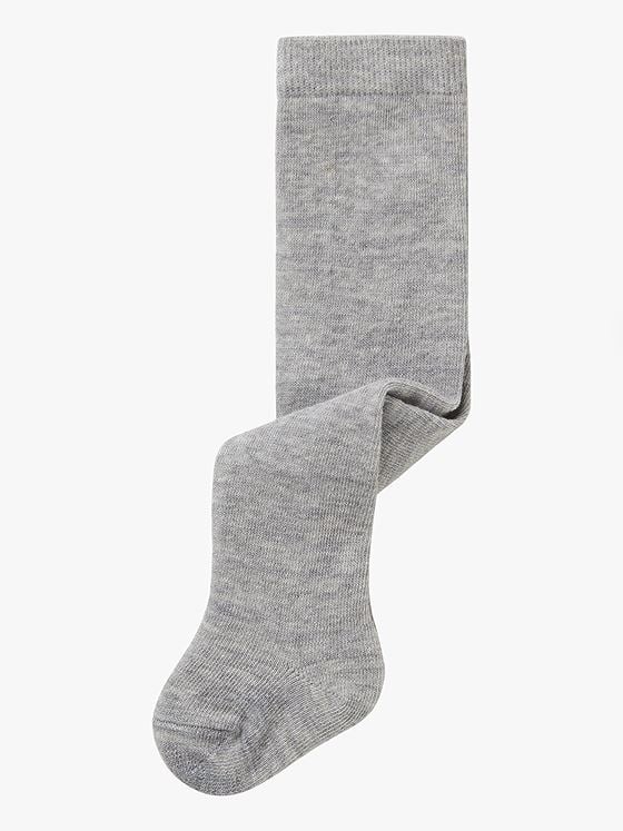 Name It Wak Wool Bland Pantyhose Solid GreyMelange