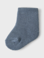 Name It Waksi Wo/Bl Terry Sock Folkstone Gray