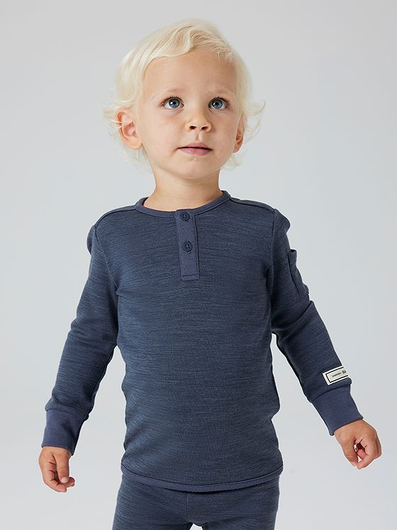 Name It Wyla Wo/Vi Long Sleeve Top Ombre Blue