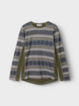Name It Willto Wool Long Sleeve Top Kalamata