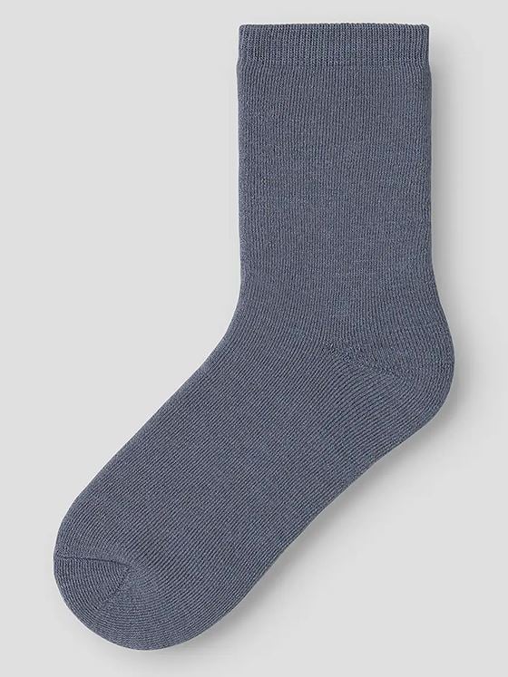 Name It Waksi Wo/Bl Terry Sock Folkstone Gray