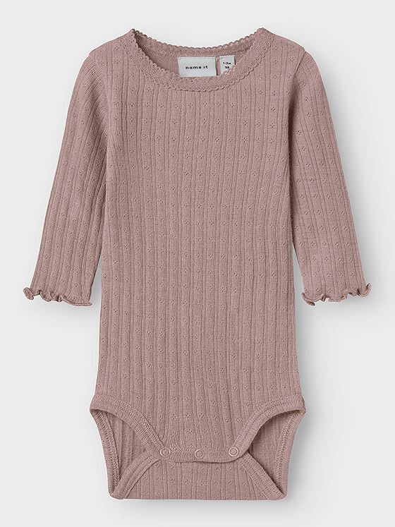 Name It Wossa Rib Long Sleeve Body Antler