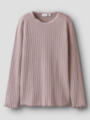 Name It Wossa Wo/Si Rib Long Sleeve Top Shadow Gray