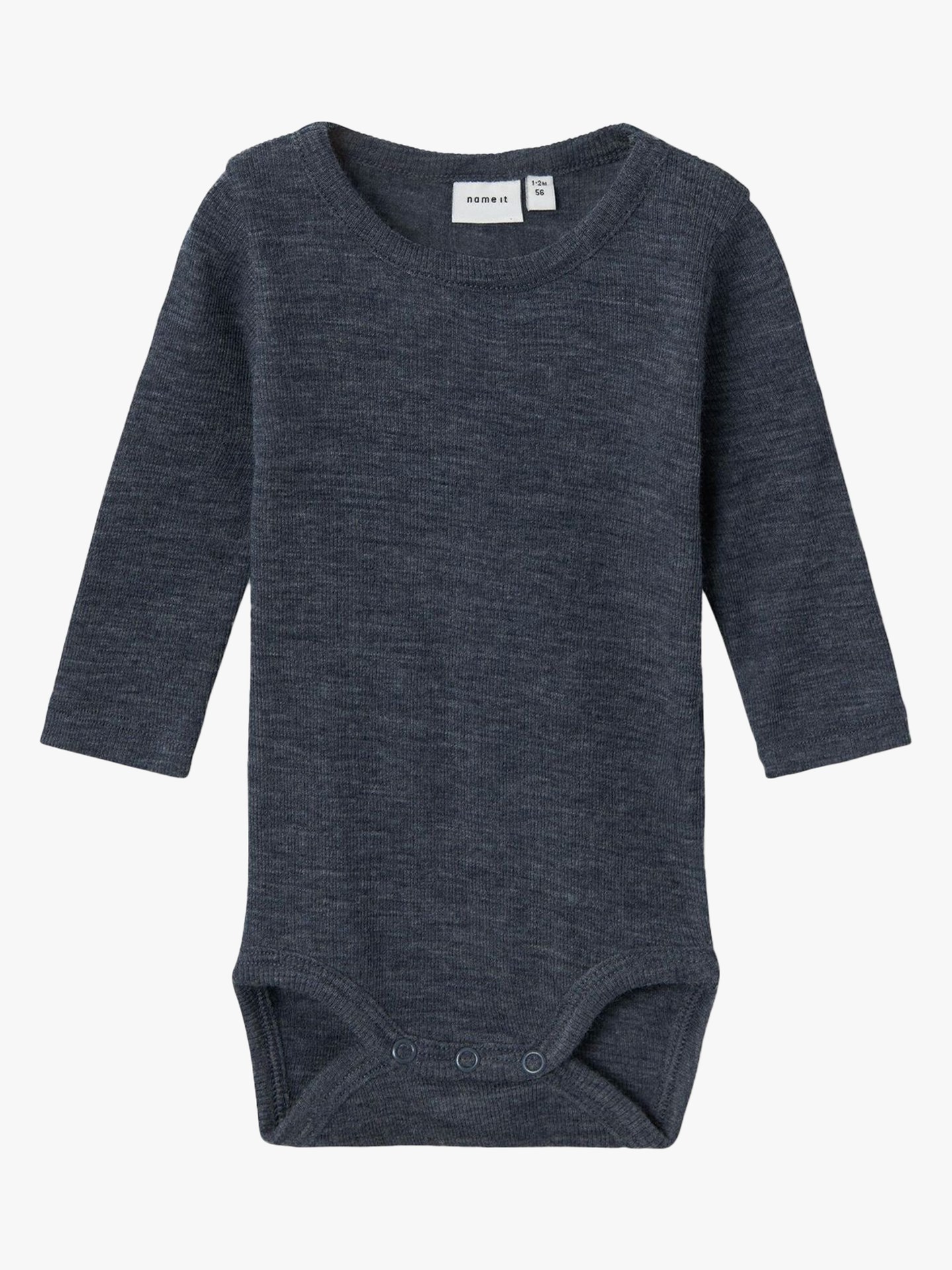 Name It Wossa Rib Long Sleeve Body Ombre Blue