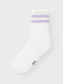 Name It Jalma Sock Bright White / Purple Dove