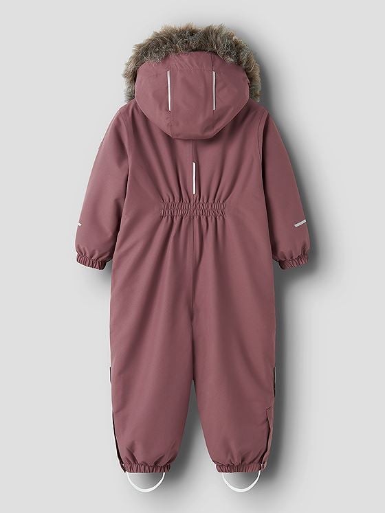 Name It Snow 10 Suit Solid Rose Brown
