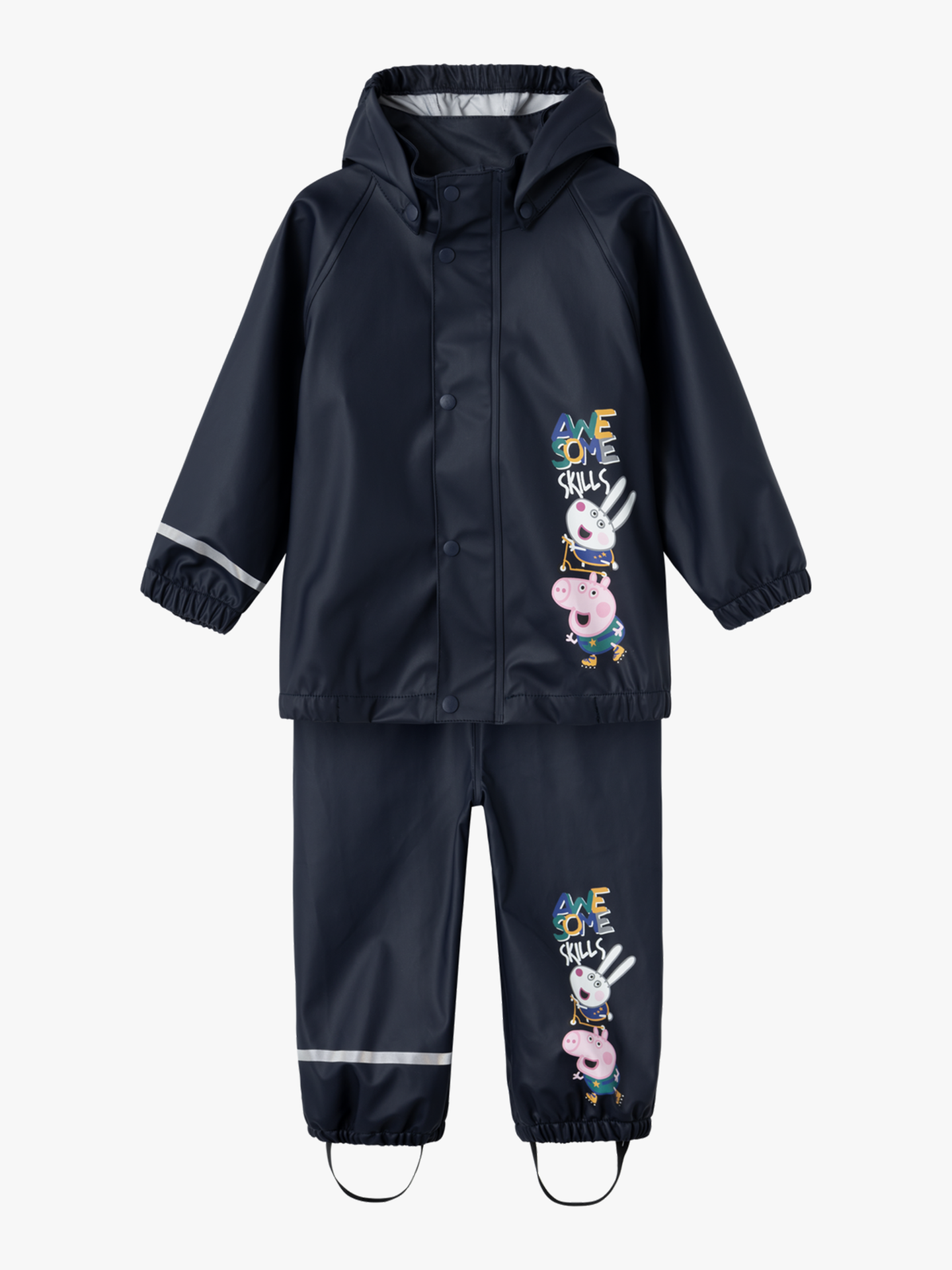 Name It Peppa Pig Rain Set Dark Sapphire