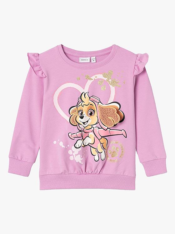 Name It Pawpatrol Sweatshirt Pastel Lavender