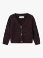 Name It Netrille Long Sleeve Knit Cardigan Plum Perfect