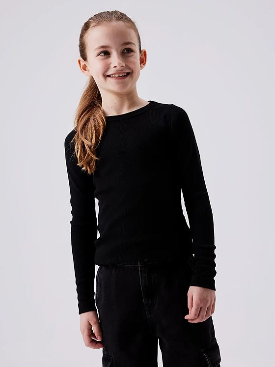 Name It Nakal Long Sleeve Top Black