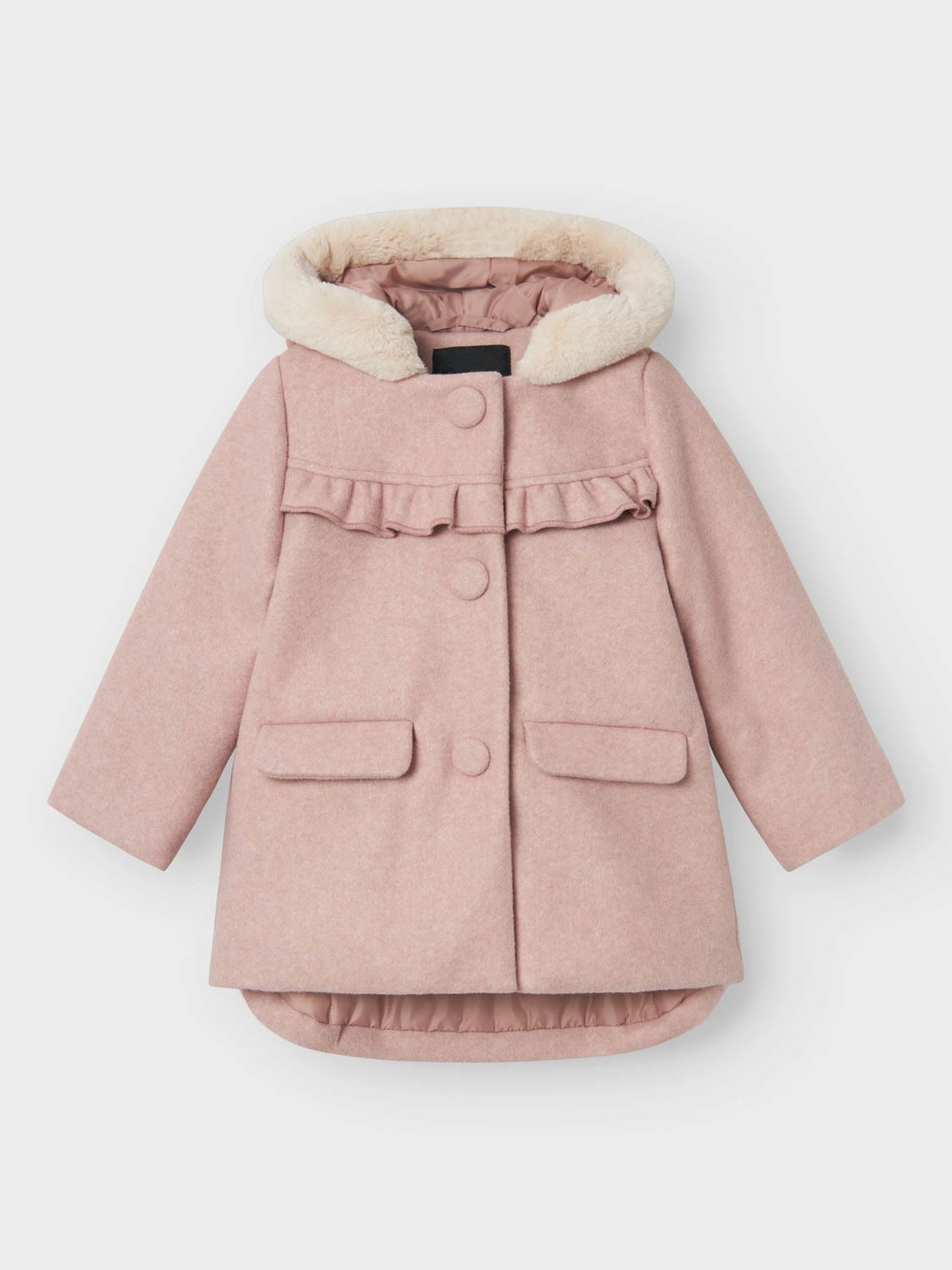Name It Martha Coat Wood Rose