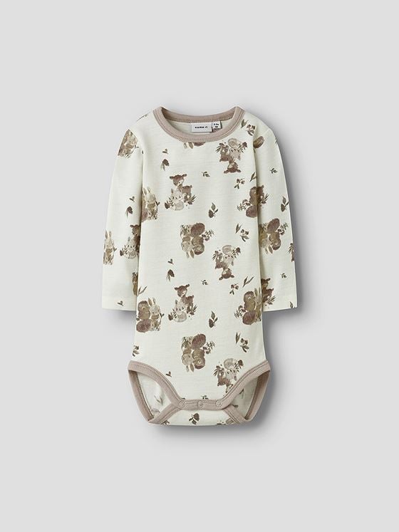Name It Willu Wool Long Sleeve Body Snow White