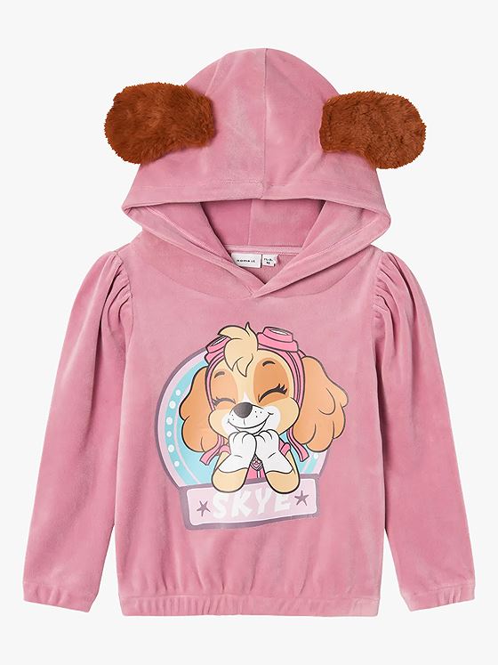 Name It Nadia Pawpatrol Terry Top Mauve Orchid