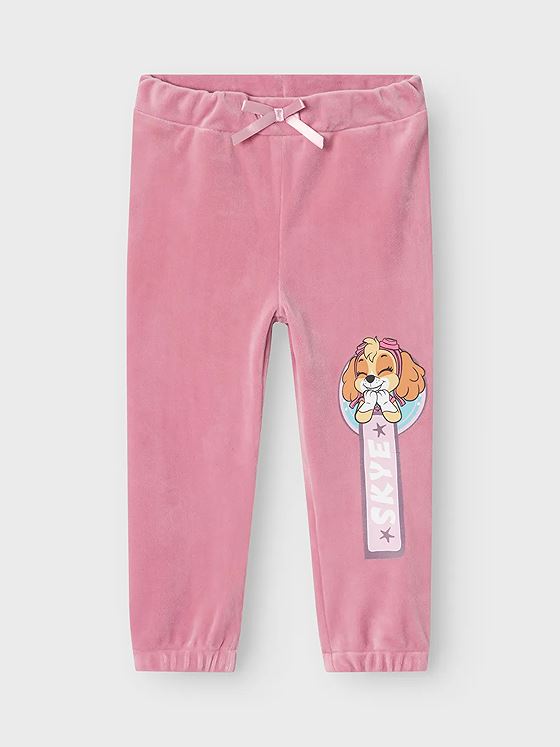 Name It Nadia Pawpatrol Terry Pant Mauve Orchid