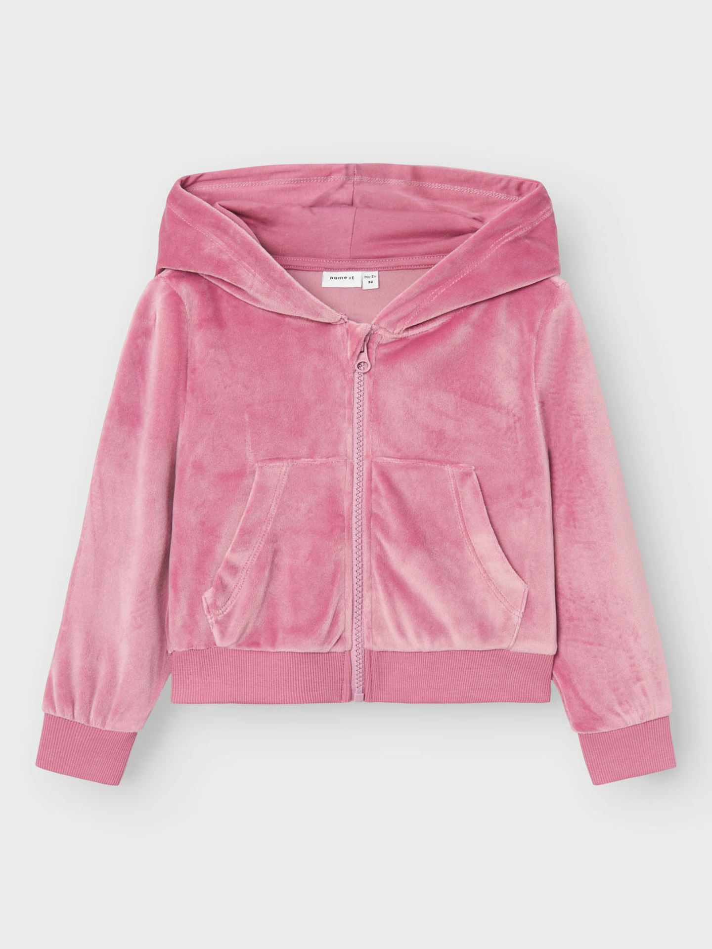 Name It Stephanie Long Sleeve Velour Mauve Orchid