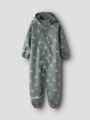 Name It Dry10 Rain Suit Fleece Aop Balsam Green