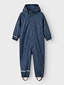 Name It Dry10 Rain Suit Fleece Aop Vintage Indigo