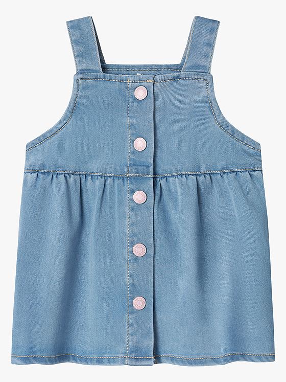 Name It Ellen Spencer Dress Light Blue Denim