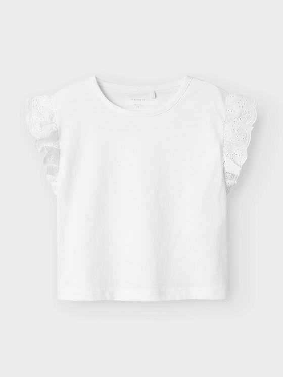 Name It Hrejaine Capsl Short Top Lucent White