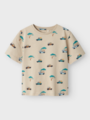 Name It Jivan Short Sleeve Top Island Fossil