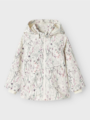 Name It Maxi Li Jacket All Over Print Whisper White