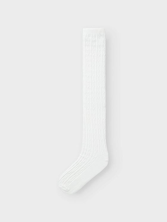 Name It Tecla Overknee Sock Xxv Bright White