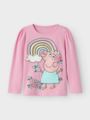 Name It Fiffi Peppa Long Sleeve Top Box Pink Frosting