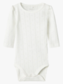 Name It Dagnes Long Sleeve Body Cloud Dancer