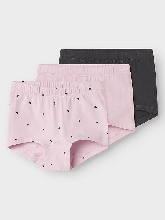 Name It Tights 3 Pack Winsome Hearts Winsome Orchid