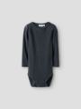 Name It Wax Wool Rib Long Sleeve Body Ombre Blue
