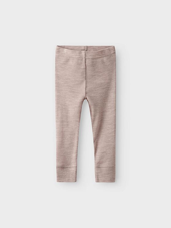 Name It Wax Wool Rib Legging Shadow Gray