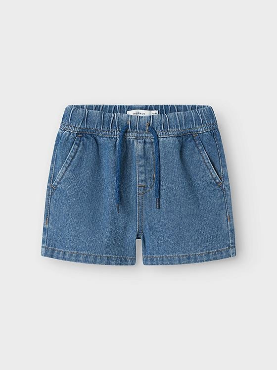 Name It Ryan Jog Denim Shorts Dark Blue Denim