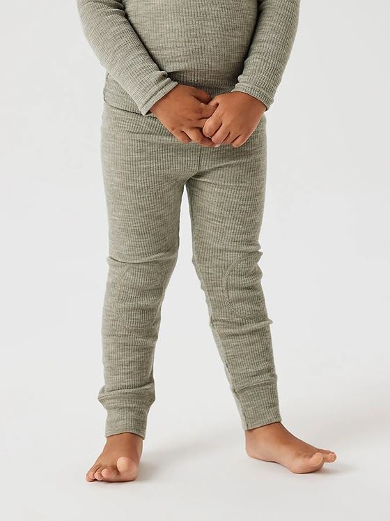 Name It Wax Wool Rib Legging Dried Sage