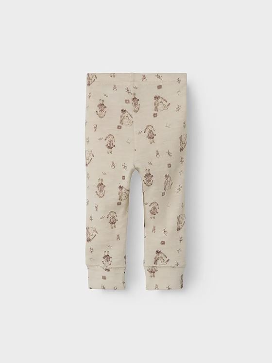 Name It Willos Wool Legging Peyote Melange