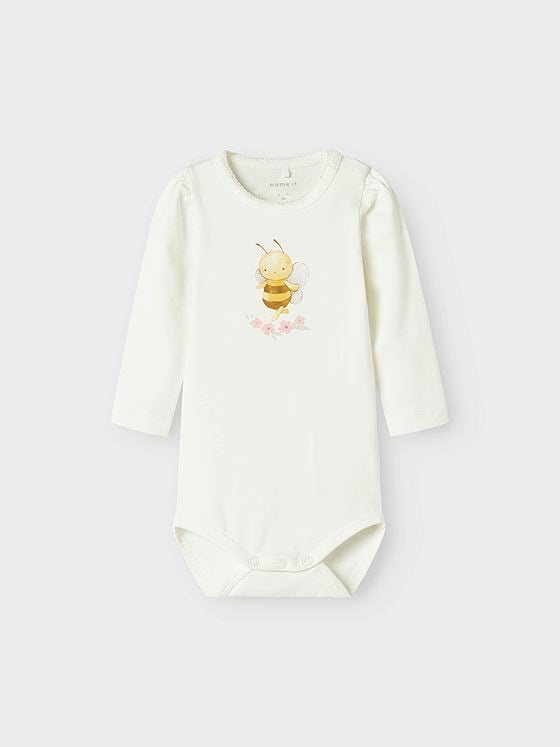 Name It Jolanta Long Sleeve Body Box Cloud Dancer