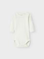 Name It Happy Long Sleeve Body Cloud Dancer