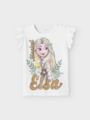 Name It Abla Frozen Short Sleeve Top Box Bright White