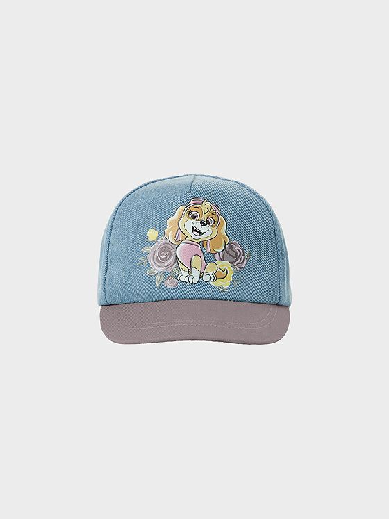 Name It Merina Pawpatrol Denim Cap Purple Dove
