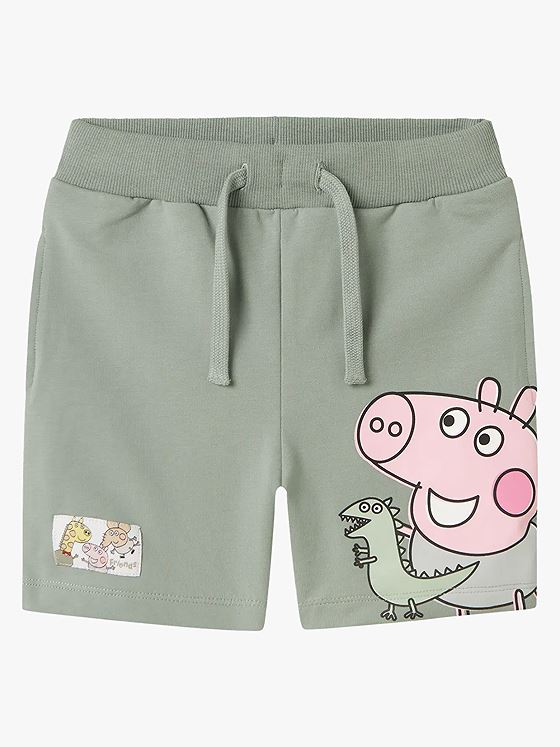 Name It Art Peppa L Sweat Shorts Slate Gray