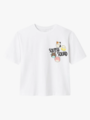 Name It Momi Squish Short Sleeve Top Box Bright White