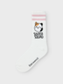 Name It Momsa Squish Tennis Sock Bright White/ Cameo pink