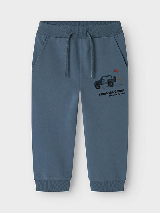 Name It Hekar Sweat Pant Unbrushed Box Blue Mirage
