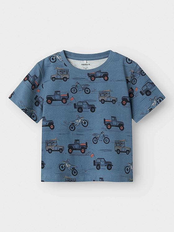 Name It Helsa Short Sleeve Top Blue Mirage