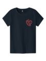 Name It Hjer Short Sleeve Top Box Navy Blazer