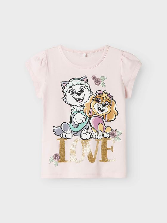 Name It Merida Pawpatrol Short Sleeve Top Ballerina