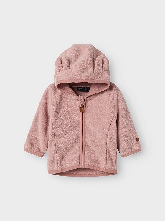 Name It Meeko Fleece Jacket Melange Woodrose